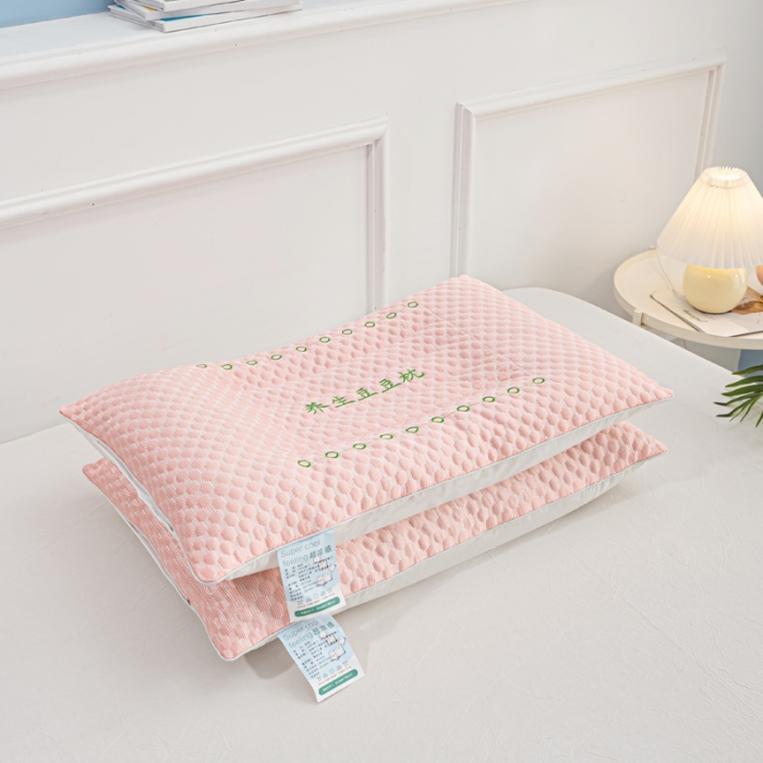 91家纺网 家纺一手货源 找家纺 （总）荣运枕业 2022新款养生豆豆枕保健枕枕芯颈椎枕头