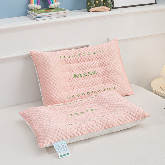 91家纺网 家纺一手货源 找家纺 （总）荣运枕业 2022新款养生豆豆枕保健枕枕芯颈椎枕头