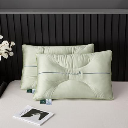 91家纺网 家纺一手货源 找家纺 （总）荣运枕业 2022新款天丝艾草助眠枕头保健枕芯