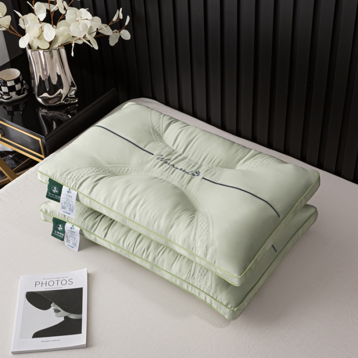 91家纺网 家纺一手货源 找家纺 （总）荣运枕业 2022新款天丝艾草助眠枕头保健枕芯