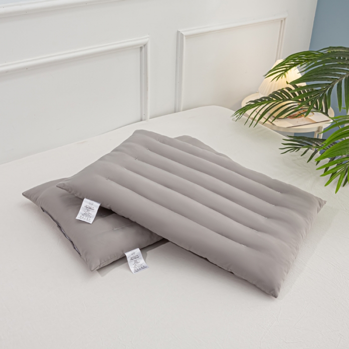 91家纺网 家纺一手货源 找家纺 荣运枕业 2022新款保健枕头颈椎枕芯低枕5cm 灰色