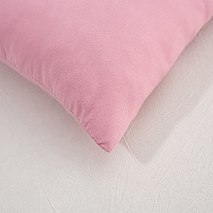 91家纺网 家纺一手货源 找家纺 荣运枕业 2022新款保健枕头颈椎枕芯低枕5cm 粉色