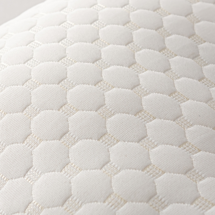 91家纺网 家纺一手货源 找家纺 （总）荣运枕业 新款3D透气分区枕 水立方按摩颗粒护颈枕