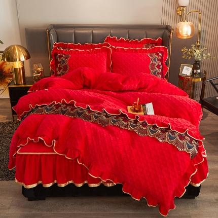 91家纺网 家纺一手货源 找家纺 （总）情恒家纺 2025新款全夹棉床笠四件套