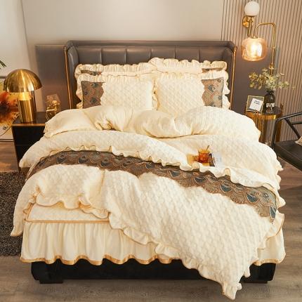 91家纺网 家纺一手货源 找家纺 （总）情恒家纺 2025新款全夹棉床笠四件套