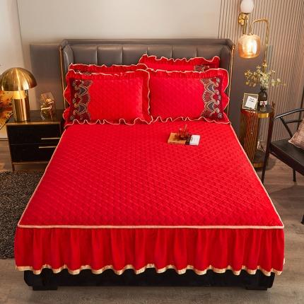 91家纺网 家纺一手货源 找家纺 （总）情恒家纺 2025新款全夹棉床笠款三件套