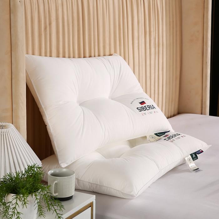 91家纺网 家纺一手货源 找家纺 2022新款全棉舒适枕头枕芯 低中高护颈枕