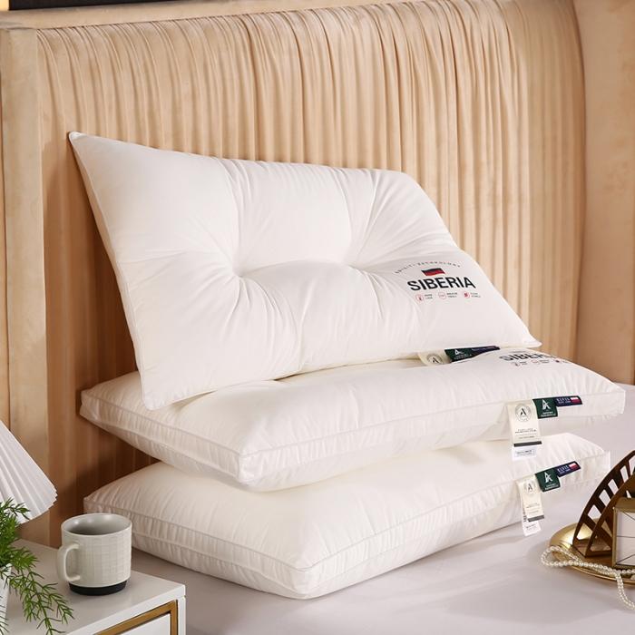 91家纺网 家纺一手货源 找家纺 2022新款全棉舒适枕头枕芯 低中高护颈枕