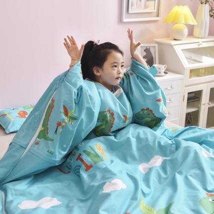 91家纺网 家纺一手货源 找家纺 总酒店酒店 2023新款全棉卡通大童睡袋防踢被