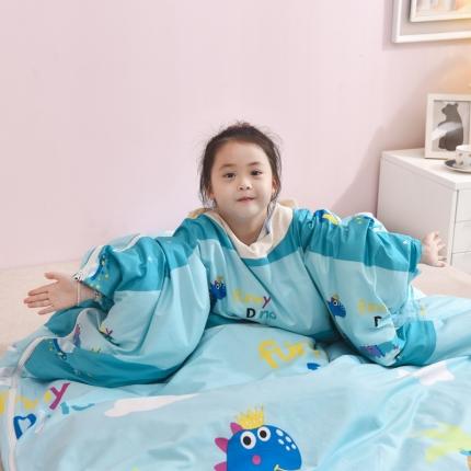 91家纺网 家纺一手货源 找家纺 总酒店酒店 2023新款全棉卡通大童睡袋防踢被