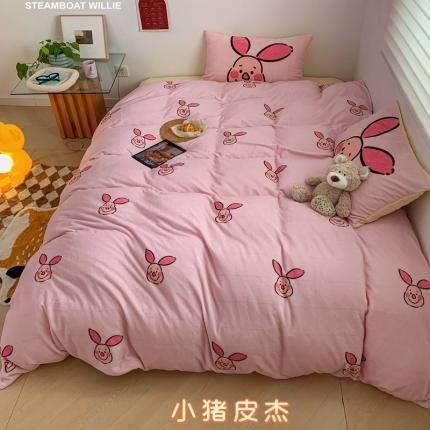 91家纺网 家纺一手货源 找家纺 （总）顾里 2022新款大版宝宝绒迪士尼系列四件套