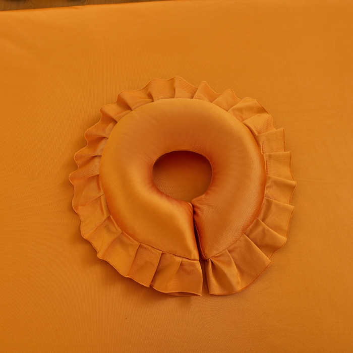 91家纺网 家纺一手货源 找家纺 不打烊家纺2022新款欧洲尼美容床罩系列套件—盛夏光年-黄色