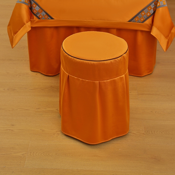 91家纺网 家纺一手货源 找家纺 不打烊家纺2022新款欧洲尼美容床罩系列套件—盛夏光年-黄色