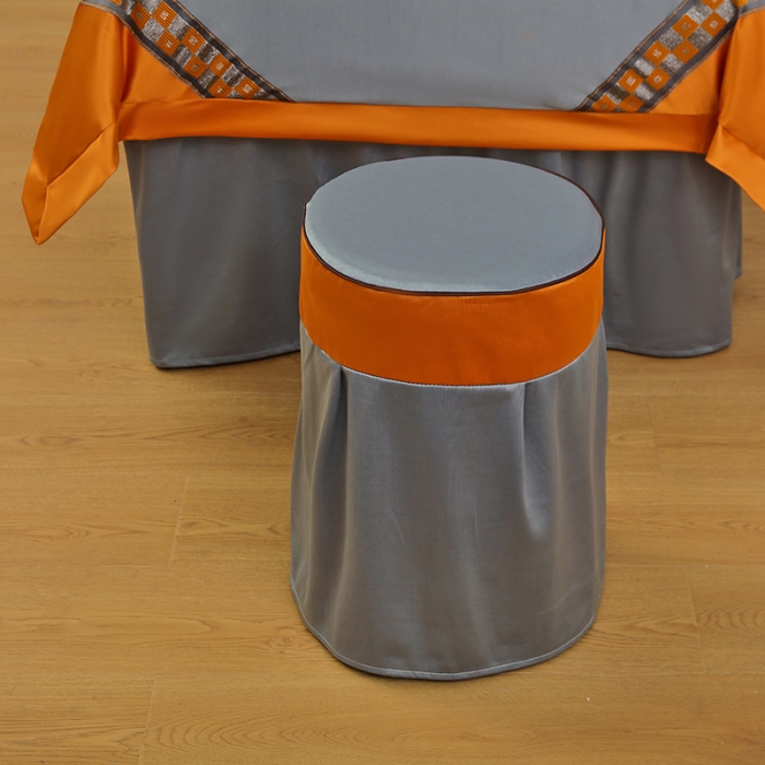 91家纺网 家纺一手货源 找家纺 不打烊家纺2022新款欧洲尼美容床罩系列套件—盛夏光年-灰色