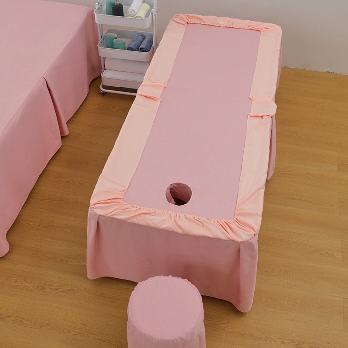 91家纺网 家纺一手货源 找家纺 (总)不打烊家纺 2022新款美容床罩系列套件—宽边款