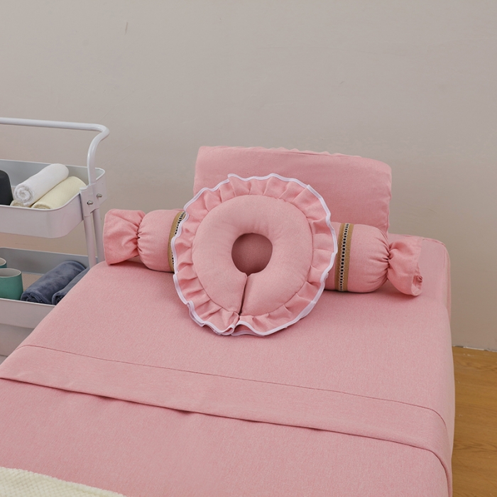 91家纺网 家纺一手货源 找家纺 (总)不打烊家纺 2022新款美容床罩系列套件—宽边款