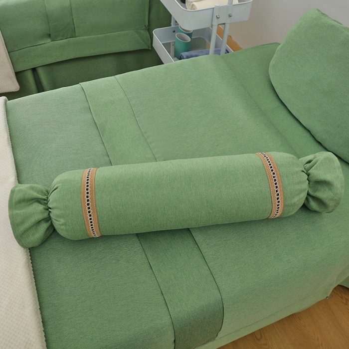 91家纺网 家纺一手货源 找家纺 不打烊家纺 2022新款美容床罩系列套件—宽边款 宽边款-绿色