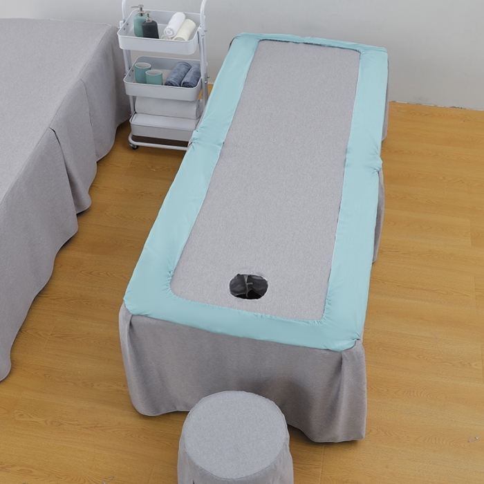 91家纺网 家纺一手货源 找家纺 不打烊家纺 2022新款美容床罩系列套件—风华绝代 灰色