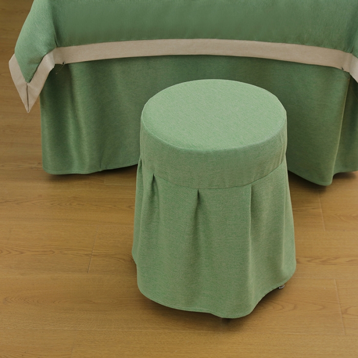 91家纺网 家纺一手货源 找家纺 不打烊家纺 2022新款美容床罩系列套件—风华绝代 绿色