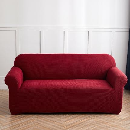 91家纺网 家纺一手货源 找家纺 （总）共鸣 2022新款玉米绒系列双人沙发套（跨境）