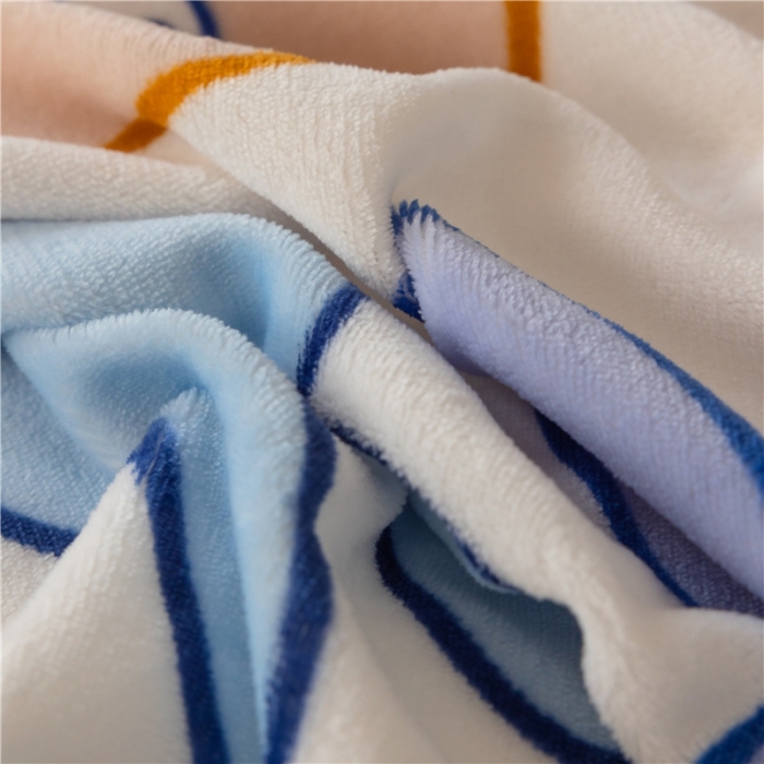 91家纺网 家纺一手货源 找家纺 棉眠 2022新款卡通牛奶绒四件套 兔奇-白