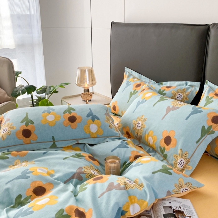 91家纺网 家纺一手货源 找家纺 棉生活  2022新款铂金全棉磨毛系列（AB版设计）花样年华