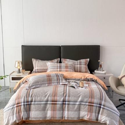 棉生活  2022新款铂金全棉磨毛系列（AB版设计）简约世界