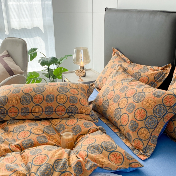 91家纺网 家纺一手货源 找家纺 棉生活  2022新款铂金全棉磨毛系列（AB版设计）亚丁