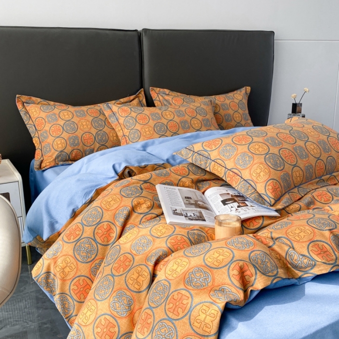 91家纺网 家纺一手货源 找家纺 棉生活  2022新款铂金全棉磨毛系列（AB版设计）亚丁