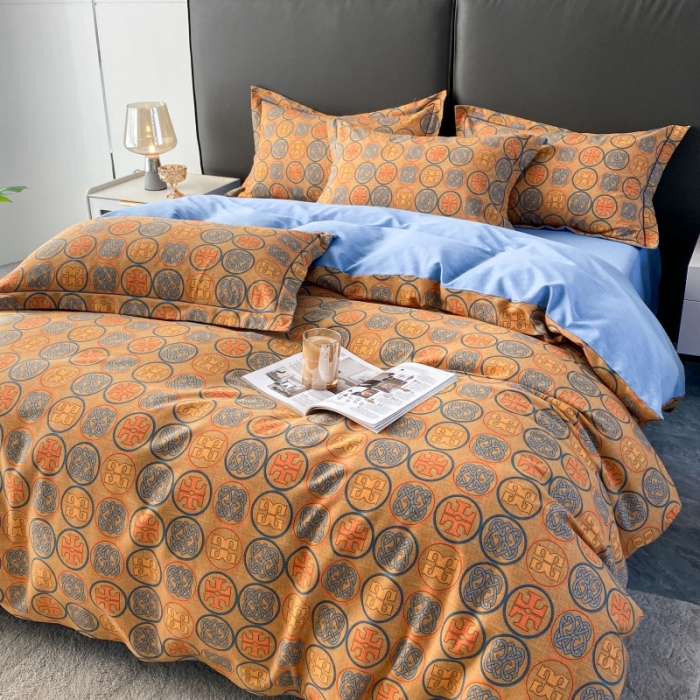 91家纺网 家纺一手货源 找家纺 棉生活  2022新款铂金全棉磨毛系列（AB版设计）亚丁