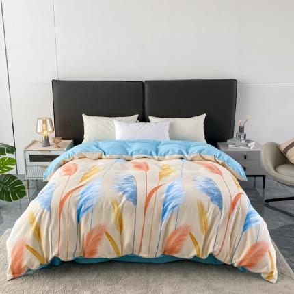 91家纺网 家纺一手货源 找家纺 （总）棉生活 2022年铂金全棉磨毛系列单品被套