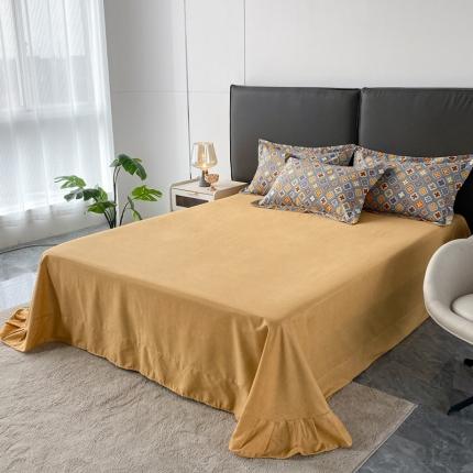 91家纺网 家纺一手货源 找家纺 （总）棉生活 2022年铂金全棉磨毛系列单品床单