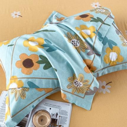 91家纺网 家纺一手货源 找家纺 （总）棉生活 2022年铂金全棉磨毛系列单品枕套一对