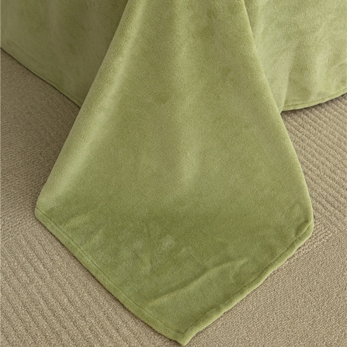 91家纺网 家纺一手货源 找家纺 (总) 棉眠 2022新款全消光立体雕花牛奶绒嵌绳款四件套