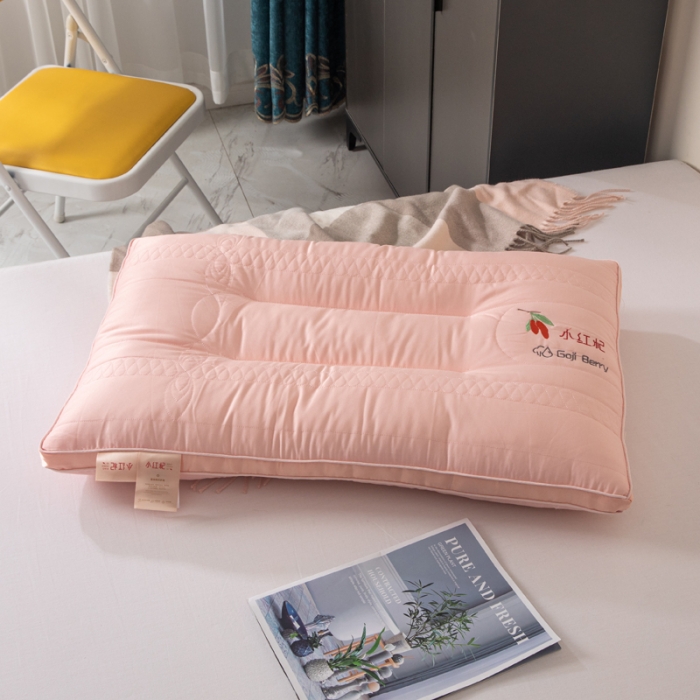 91家纺网 家纺一手货源 找家纺 皇家乳胶体验馆 2023新款枕头枕芯系列 小红杞粉