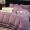 91家纺网 家纺一手货源 找家纺 榻尚 2023新款婴肤绒镂空工艺四件套-柔梦系列 嫣然紫