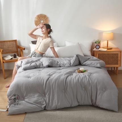 91家纺网 家纺一手货源 找家纺 （总）鹿小帅A类原棉大豆纤维被被子加厚冬被春秋四季被学生被芯直播爆款