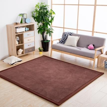 91家纺网 家纺一手货源 找家纺 北辰 2022新款多功能客厅地垫 咖色