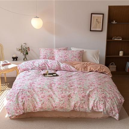 91家纺网 家纺一手货源 找家纺 （总）棉眠 2022新款AB版棉加绒四件套