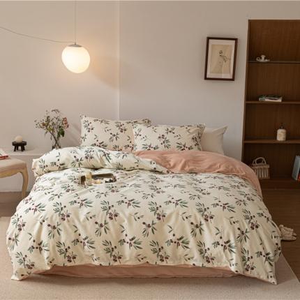 91家纺网 家纺一手货源 找家纺 （总）棉眠 2022新款AB版棉加绒四件套