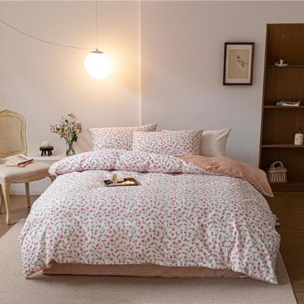 91家纺网 家纺一手货源 找家纺 （总）棉眠 2022新款AB版棉加绒四件套