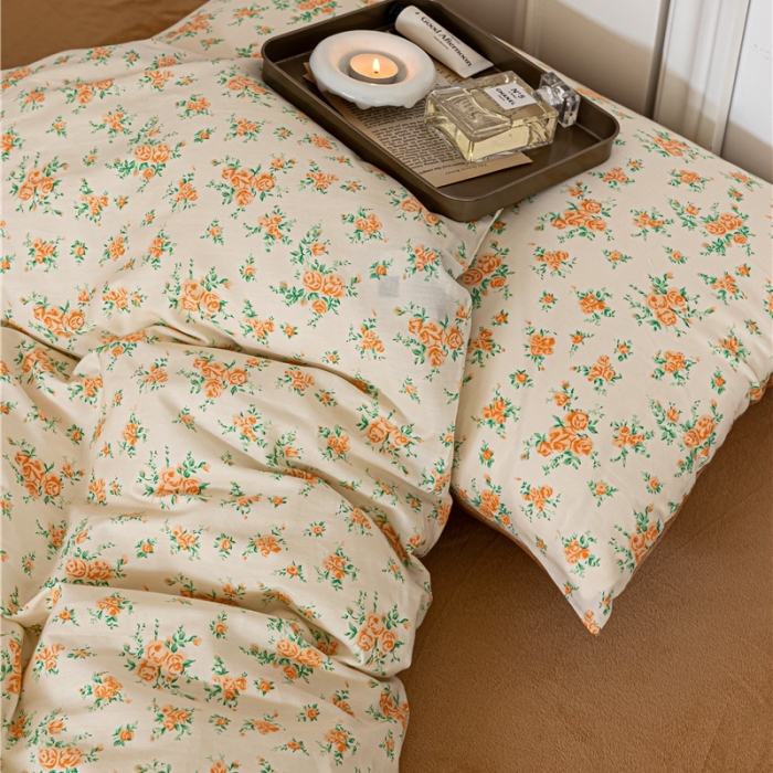 91家纺网 家纺一手货源 找家纺 棉眠 2022新款AB版棉加绒四件套 微光棉加绒