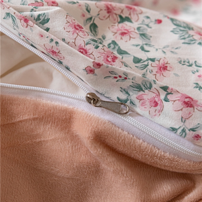 91家纺网 家纺一手货源 找家纺 棉眠 2022新款AB版棉加绒四件套 小盼棉加绒