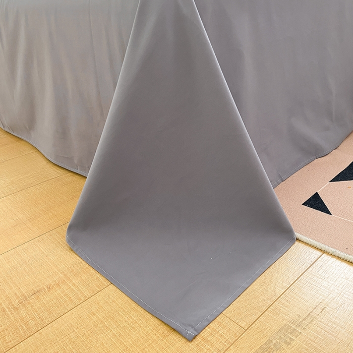 91家纺网 家纺一手货源 找家纺 蓝邻 2023新款全棉磨毛四件套 蓝莓