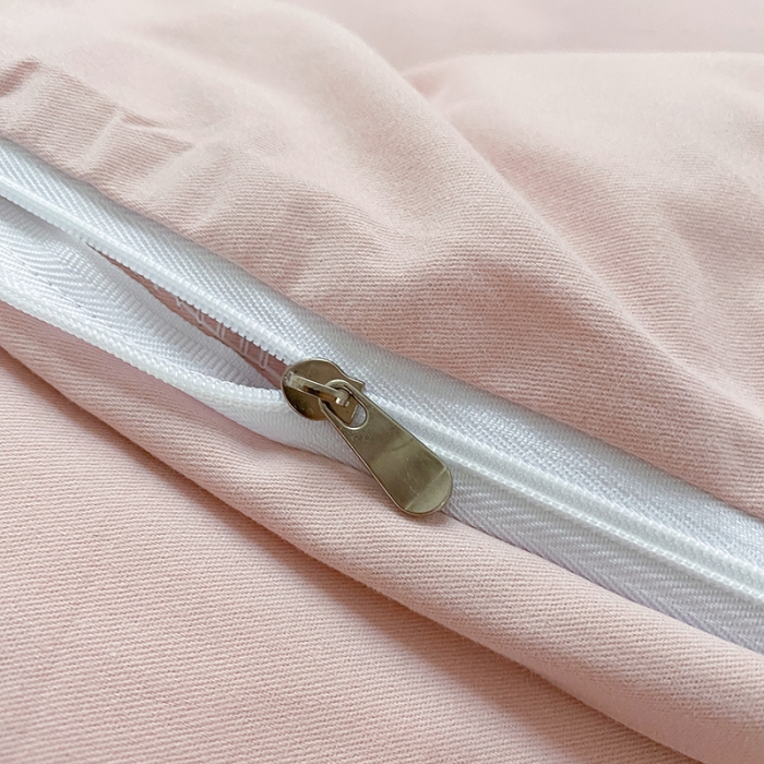 91家纺网 家纺一手货源 找家纺 蓝邻 2023新款全棉磨毛单品被套 豆沙