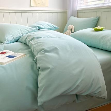 91家纺网 家纺一手货源 找家纺 （总）蓝邻 2023新款全棉磨毛四件套