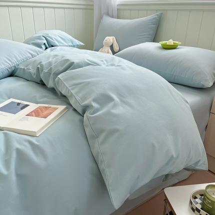 91家纺网 家纺一手货源 找家纺 （总）蓝邻 2023新款全棉磨毛四件套