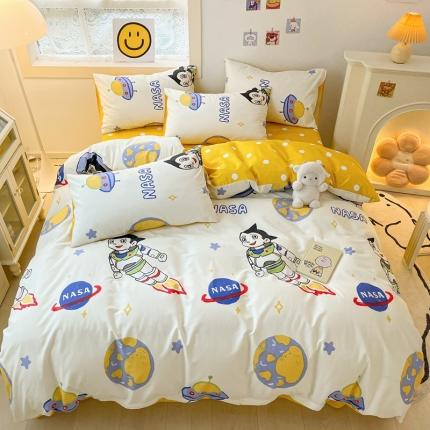 91家纺网 家纺一手货源 找家纺 （总）金丝鸟 2023春夏新品13372全棉四件套