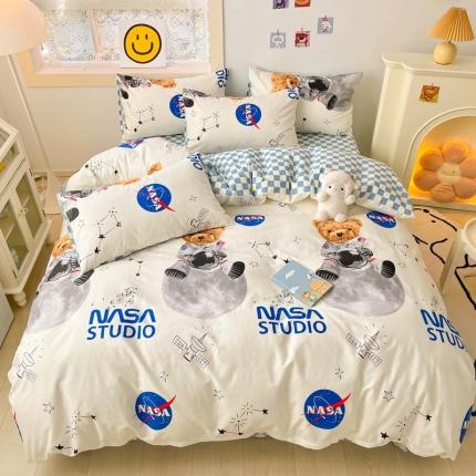 91家纺网 家纺一手货源 找家纺 （总）金丝鸟 2023春夏新品13372全棉四件套