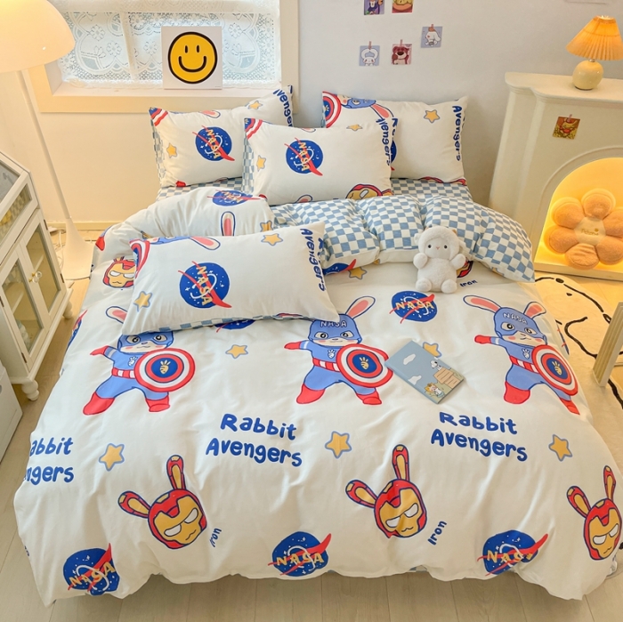 91家纺网 家纺一手货源 找家纺 （总）金丝鸟 2023春夏新品13372全棉四件套